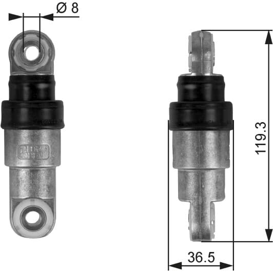 T38218 Gates Виброгаситель
