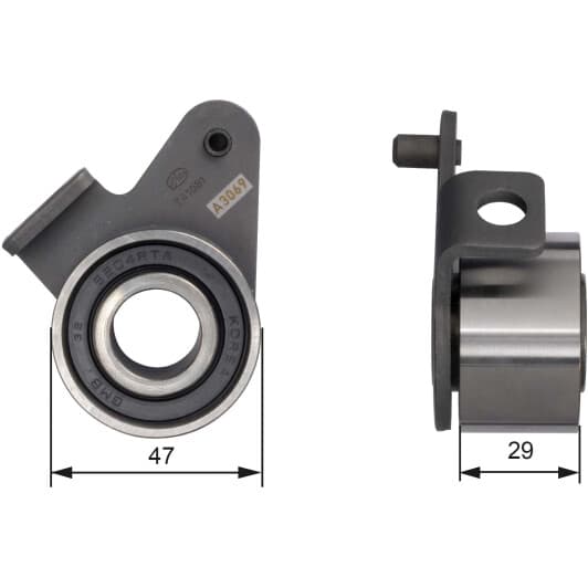 T41081 Gates Натяжний ролик ременя ГРМ