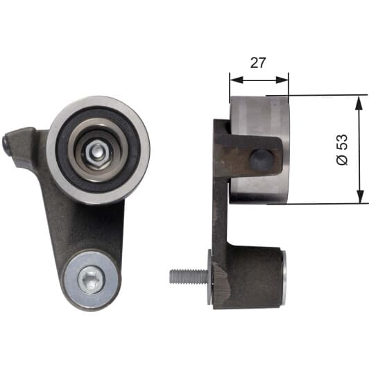 T41165 Gates Натяжний ролик ременя ГРМ