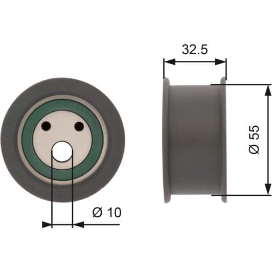 T42041A Gates Натяжний ролик ременя ГРМ