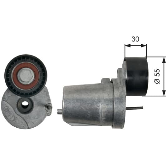 T39226 Gates Натяжной ролик поликлинового ремня