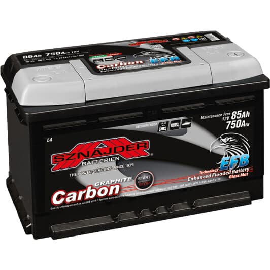 Аккумулятор SZNAJDER 6 CT-85-R Carbon 58505