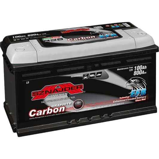 Аккумулятор SZNAJDER 6 CT-100-R Carbon 60005