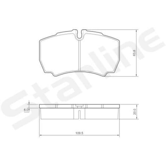 BD S432 Starline Тормозные колодки
