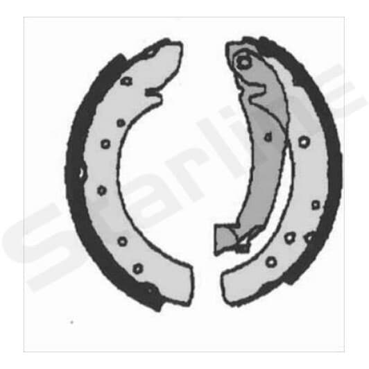 BC07120 Starline Гальмівні колодки