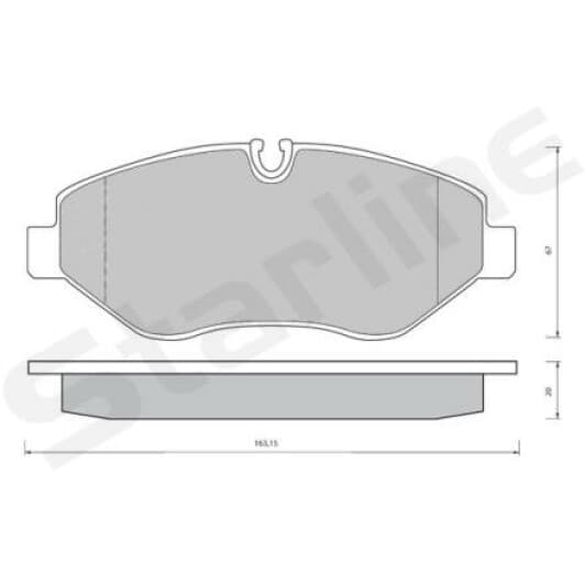 BD S426 Starline Тормозные колодки