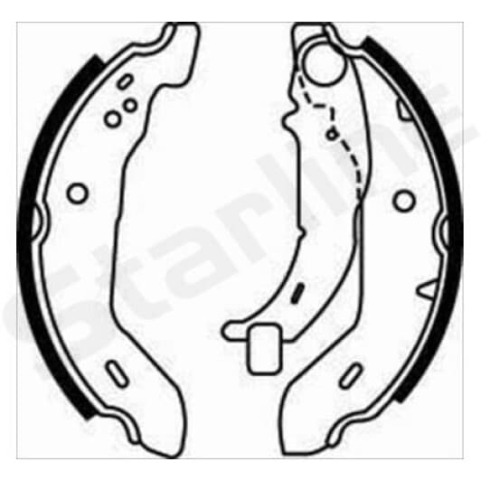 BC07480 Starline Тормозные колодки для Mercedes A-Class