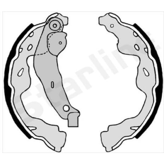 BC08660 Starline Гальмівні колодки