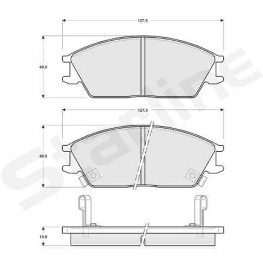 BDS047 Starline Тормозные колодки