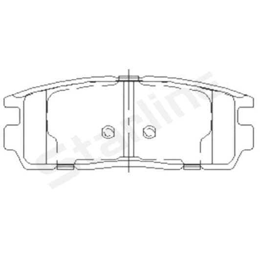 BD S851P Starline Тормозные колодки