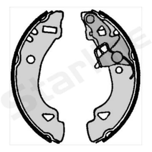 bc07060 Starline Гальмівні колодки