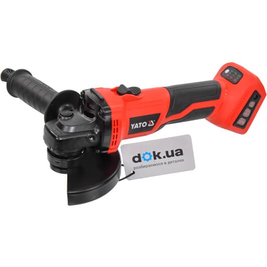 Болгарка аккумуляторная Yato YT-828293 (без аккумулятора, без ЗУ) 125 мм
