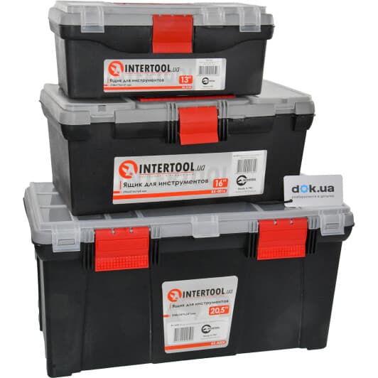Комплект ящиків для інструментів Intertool BX-0003 3 шт.