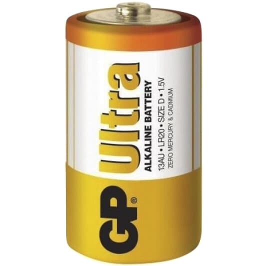 Батарейка GP Ultra Alkaline 13AU-U2 D 1,5 V 1 шт