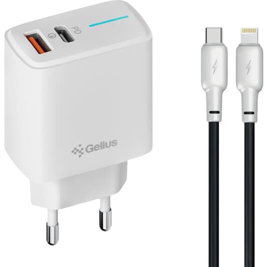 Мережевий зарядний пристрій Gelius Radiance GP-HC058 100477 25 Вт