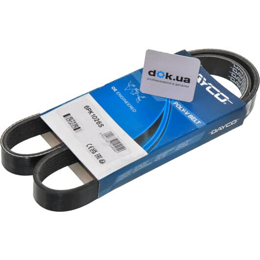 6PK1026S Dayco Поліклиновий ремінь