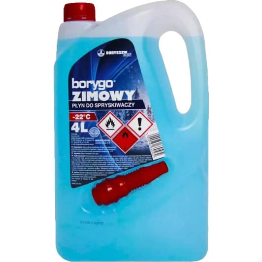 Омыватель стекла Borygo зимний -22 °С (4 л)