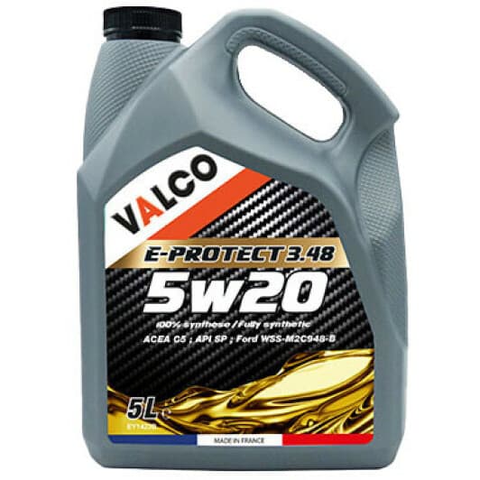 Valco E-PROTECT 3.48 5W-20 (5 л) моторна олива