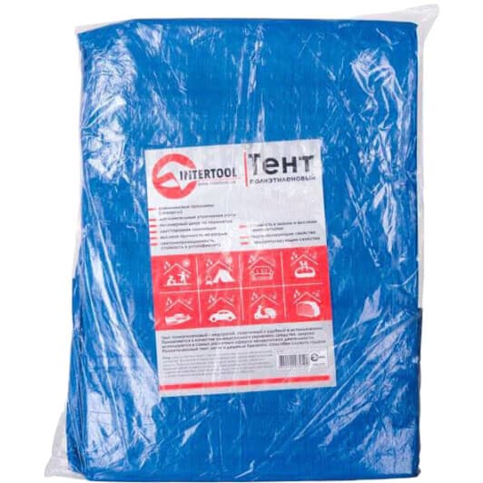 Автомобильный тент Intertool AB-0305 синий