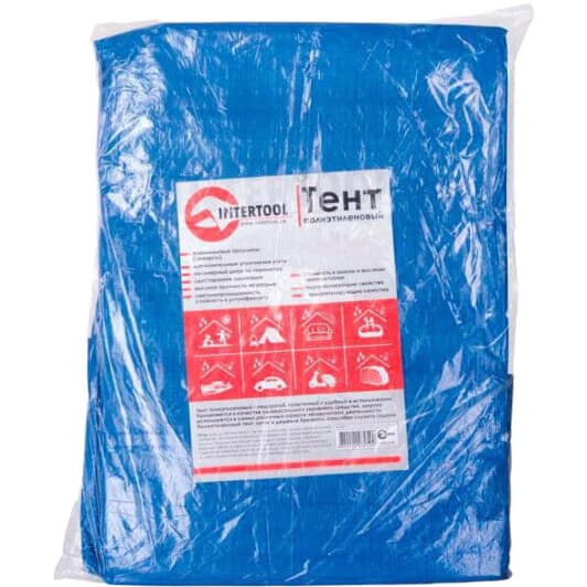 Автомобильный тент Intertool AB-0405 синий