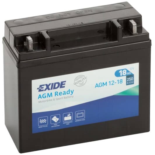 Аккумулятор Exide 6 CT-18-R AGM Ready AGM12-18