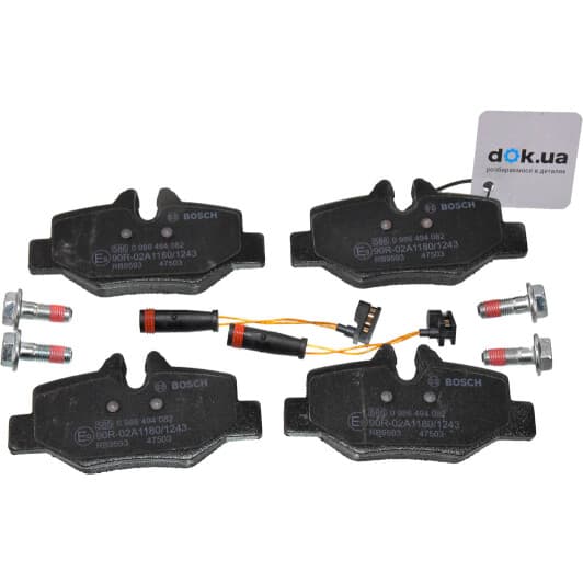 0 986 494 082 Bosch Тормозные колодки