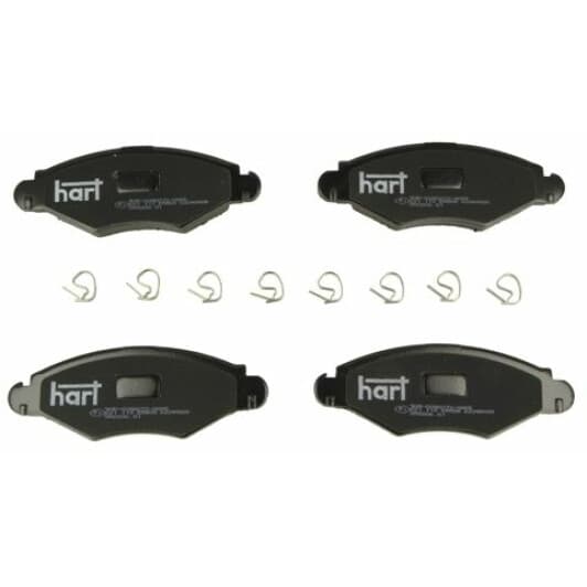 221113 Hart Гальмівні колодки для Peugeot 206