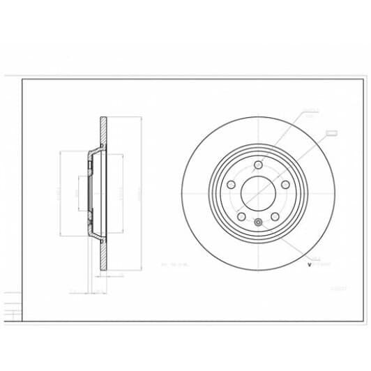 232227 Hart Тормозной диск