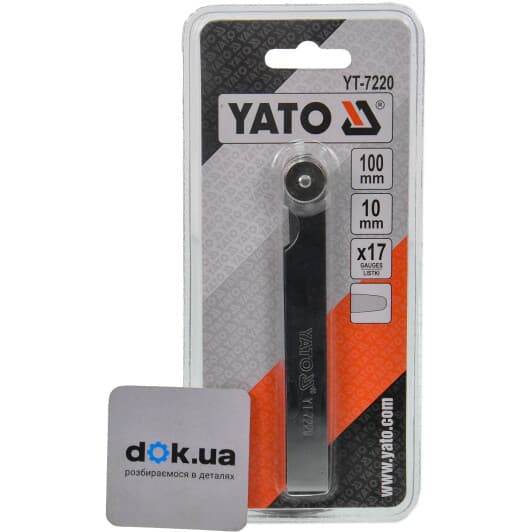 Набір щупів Yato YT-7220 17 предметів