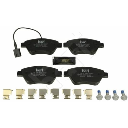256228 Hart Тормозные колодки
