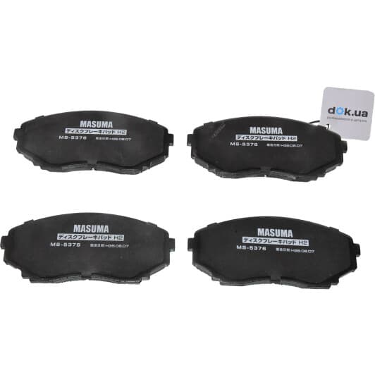 MS5376 MASUMA Гальмівні колодки