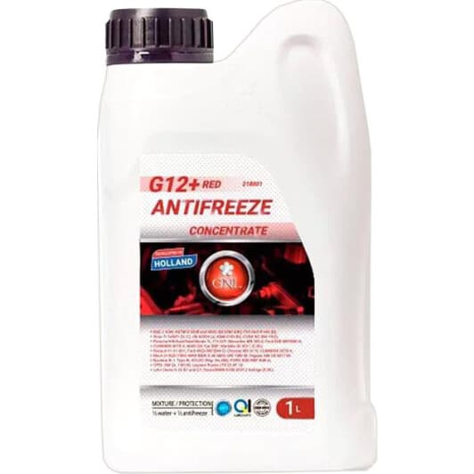 GNL G12+ красный 1 л концентрат антифриза