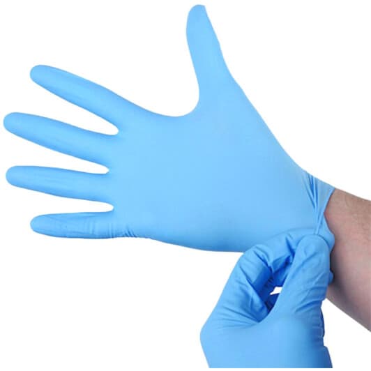 Рукавички побутові App Quartz Q905 Extra Safe нітрилові сині