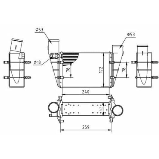 603825 Hart Интеркулер