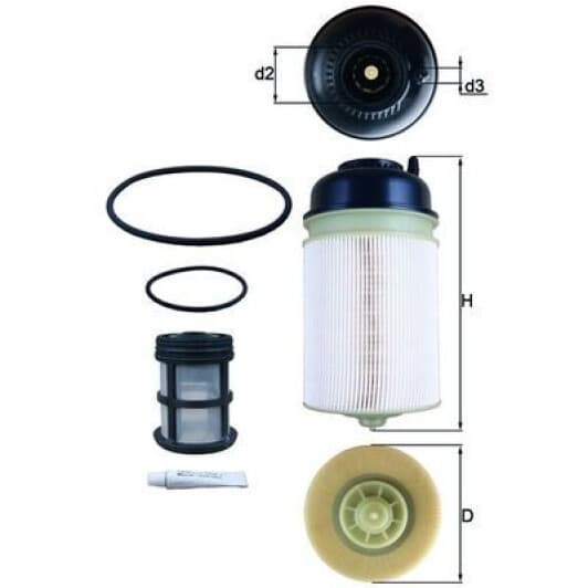 KX 400 KIT Mahle Топливный фильтр