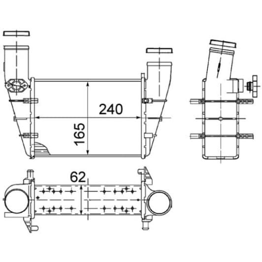 ci130000s Mahle Интеркулер