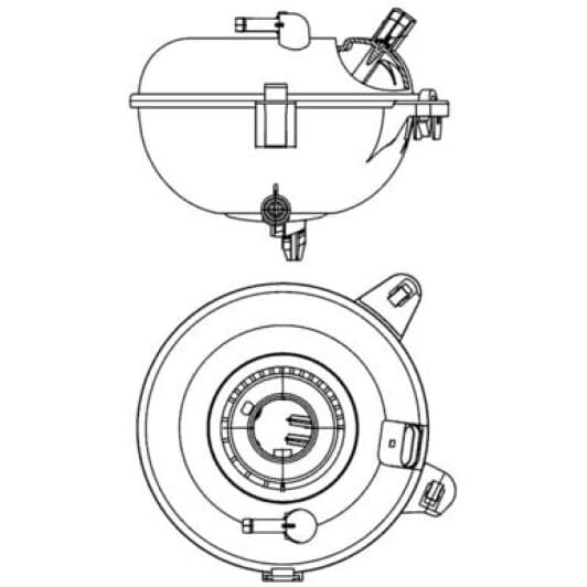 crt21000s Mahle Бачок охлаждающей жидкости