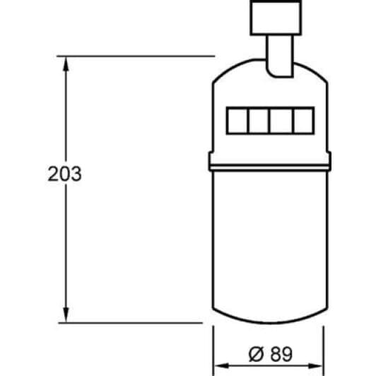 ad275000s Mahle Осушитель кондиционера