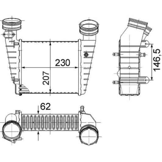 ci346000s Mahle Інтеркулер