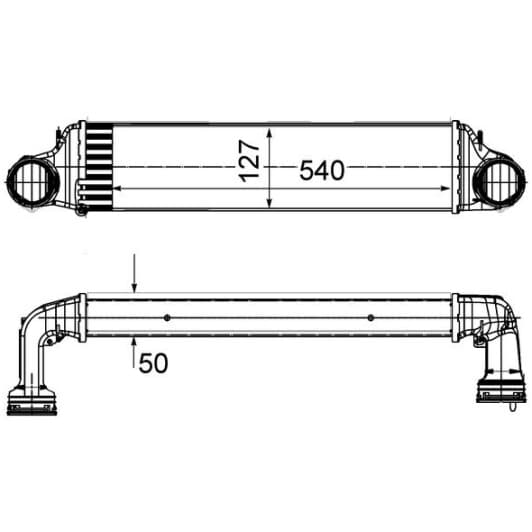 ci488000s Mahle Інтеркулер