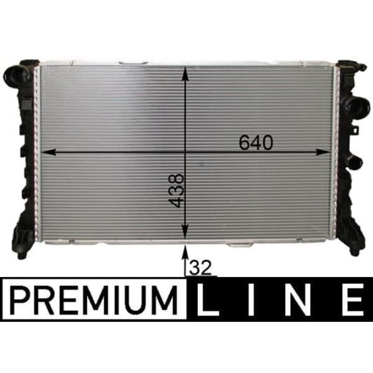 cr1772000p Mahle Радиатор охлаждения двигателя