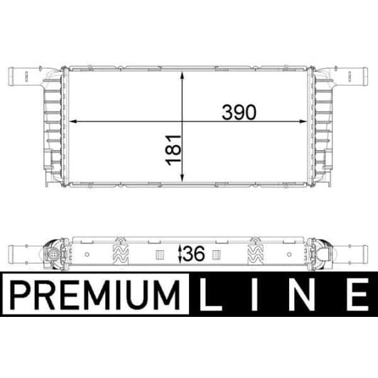 cr1941000p Mahle Радиатор охлаждения двигателя