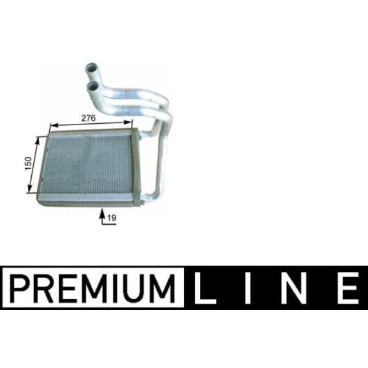 ah175000p Mahle Радиатор печки