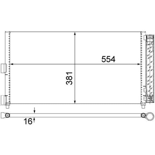 ac372000s Mahle Радиатор кондиционера
