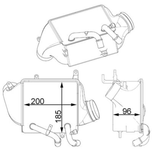 ci156000p Mahle Інтеркулер