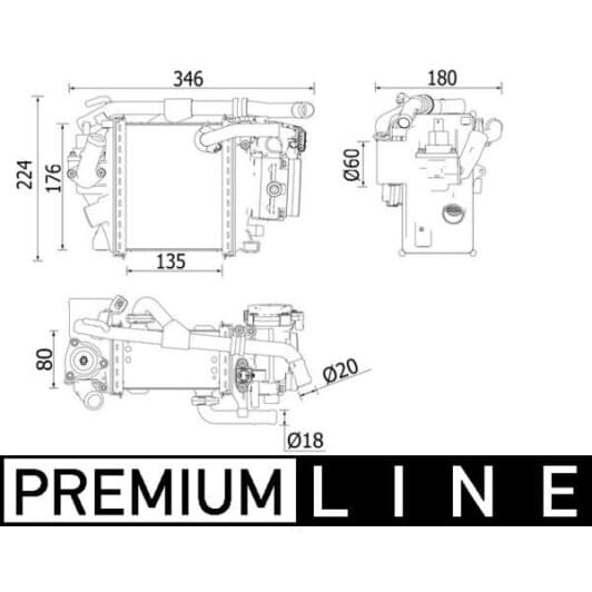 ci540000p Mahle Інтеркулер