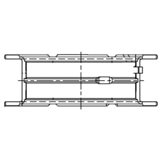 001fl21834000 Mahle Підшипник колінчастого вала