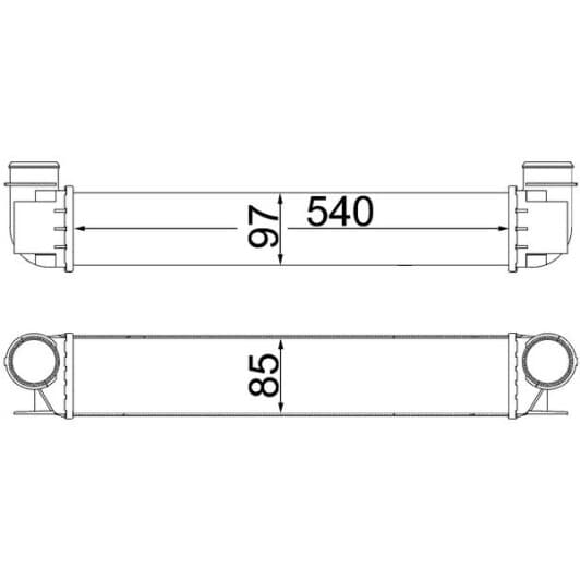 ci338000s Mahle Интеркулер