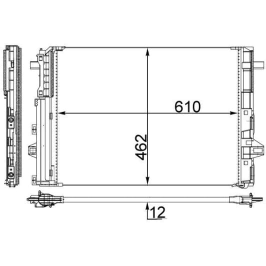 ac446000s Mahle Радиатор кондиционера