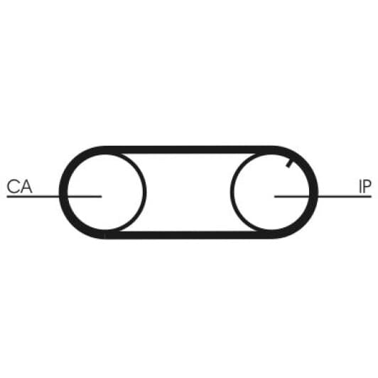 CT704WP2PRO Contitech Комплект ремня ГРМ + помпа